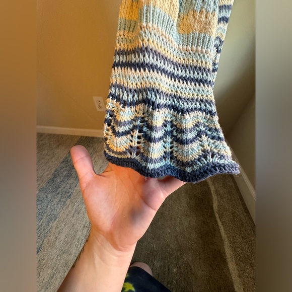 Johnny Was Hooded Crochet Knit Cardigan - Picture 6 of 8